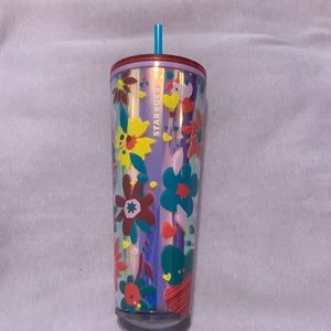 Starbucks Hearts and Flowers Tumbler
